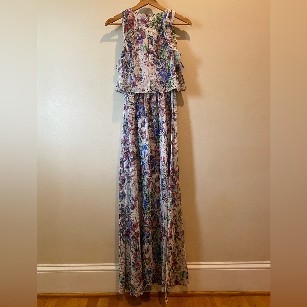 NWT H&M Ruffled Maxi Dress - Picture 6 of 9